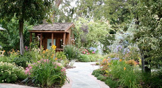 A garden path, from the Garden Works home page